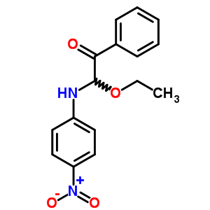 2-Ethoxy-2-[(4-nitrophenyl)amino]-1-phenyl-ethanone Structure,91851-12-6Structure