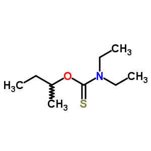 Diethyl-thiocarbamic acid s-butyl ester Structure,91852-97-0Structure