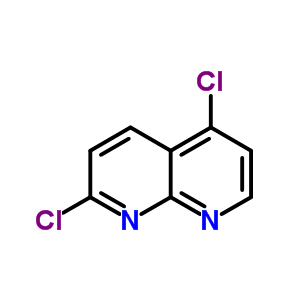 2,5-Dichloro-1,8-naphthyridine Structure,91870-15-4Structure