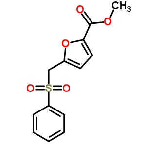 Methyl 5-[(phenylsulfonyl)methyl]-2-furoate Structure,91903-72-9Structure