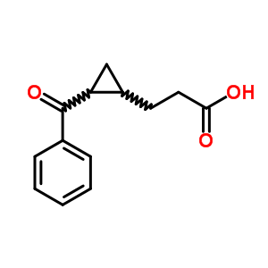 3-(2-Benzoylcyclopropyl)propanoic acid Structure,91910-01-9Structure