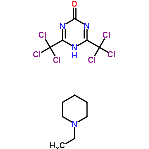 4,6-Bis(trichloromethyl)-5h-1,3,5-triazin-2-one Structure,92168-22-4Structure