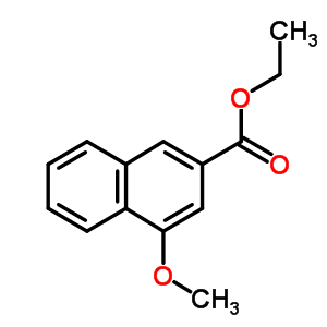 Ethyl 4-methoxynaphthalene-2-carboxylate Structure,92190-54-0Structure