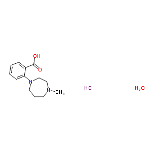 2-(4-Methylperhydro-1,4-diazepin-1-yl)benzoic acid hydrochloride Structure,921938-77-4Structure