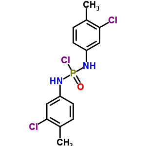 3-氯-n-[氯-[(3-氯-4-甲基-苯基)氨基]膦]-4-甲基-苯胺结构式_92253-66-2结构式