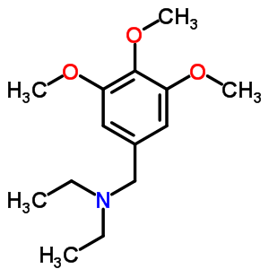 N-ethyl-n-[(3,4,5-trimethoxyphenyl)methyl]ethanamine Structure,92331-45-8Structure