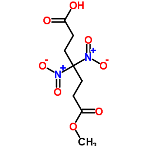 7-Methoxy-4,4-dinitro-7-oxo-heptanoic acid Structure,92348-17-9Structure