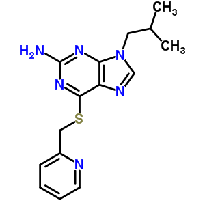 9-(2-Methylpropyl)-6-(pyridin-2-ylmethylsulfanyl)purin-2-amine Structure,92580-99-9Structure