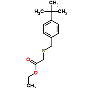 Ethyl 2-[(4-tert-butylphenyl)methylsulfanyl]acetate Structure,92595-31-8Structure