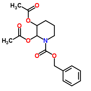 2,3-Diacetoxy-n-benzyloxycarbonylpiperidine Structure,92599-77-4Structure