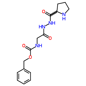 Benzyl n-[(pyrrolidine-2-carbonylamino)carbamoylmethyl]carbamate Structure,92653-95-7Structure