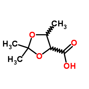 1,3-Dioxolane-4-carboxylicacid,2,2,5-trimethyl-,cis-(9ci) Structure,92741-26-9Structure