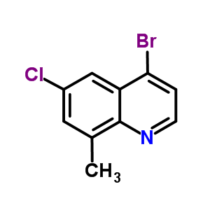 4-Bromo-6-chloro-8-methylquinoline Structure,927800-42-8Structure