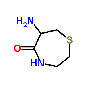 (R)-6-氨基-1,4-硫氮杂-5-环庚酮结构式_92814-42-1结构式