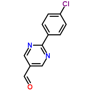 2-(4-Chlorophenyl)pyrimidine-5-carbaldehyde Structure,928713-84-2Structure