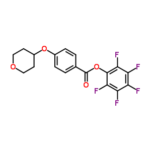 4-(四氢吡喃-4-基氧基)苯甲酸五氟苯酯结构式_930110-97-7结构式