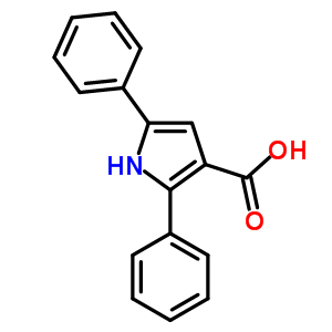 1H-pyrrole-3-carboxylicacid, 2,5-diphenyl- Structure,93325-15-6Structure