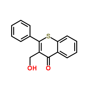 4H-1-benzothiopyran-4-one,3-(hydroxymethyl)-2-phenyl- Structure,93367-37-4Structure