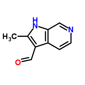 2-Methyl-1h-pyrrolo[2,3-c]pyridine-3-carboxaldehyde Structure,933691-82-8Structure