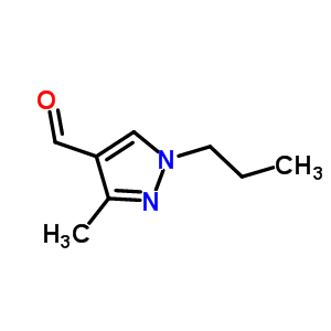 3-Methyl-1-propyl-1h-pyrazole-4-carbaldehyde Structure,933778-28-0Structure