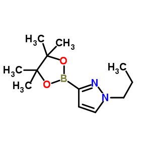 1-Propyl-3-(4,4,5,5-tetramethyl-1,3,2-dioxaborolan-2-yl)-1h-pyrazole Structure,934586-51-3Structure