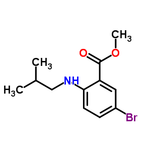 Methyl 5-bromo-2-(isobutylamino)benzoate Structure,937678-69-8Structure