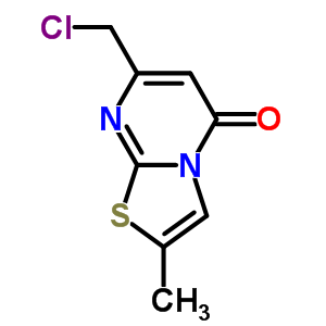 7-(Chloromethyl)-2-methyl-5H-[1,3]thiazolo[3,2-a]pyrimidin-5-one Structure,943656-55-1Structure