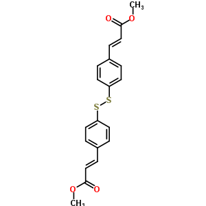 Dimethyl-4,4’-dithiobiscinnamate Structure,94549-87-8Structure