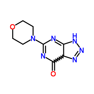 7H-1,2,3-triazolo[4,5-d]pyrimidin-7-one,3,6-dihydro-5-(4-morpholinyl)- Structure,94646-53-4Structure