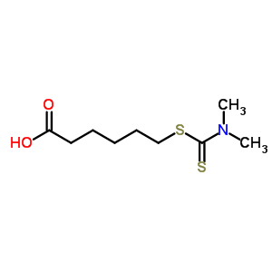 6-(Dimethylthiocarbamoylsulfanyl)hexanoic acid Structure,94646-69-2Structure