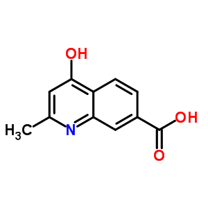 4-Hydroxy-2-methylquinoline-7-carboxylic acid Structure,950236-91-6Structure