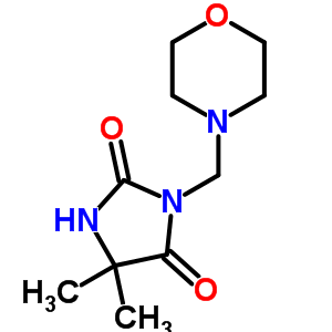 5,5-Dimethyl-3-(morpholin-4-ylmethyl)imidazolidine-2,4-dione Structure,951-13-3Structure