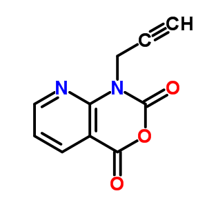 1-(2-丙炔)-1H-吡啶并[2,3-d][1,3]噁嗪-2,4-二酮结构式_97484-76-9结构式