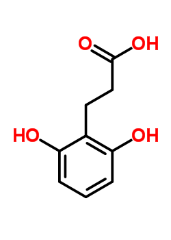 2,6-Dihydroxybenzenepropanoic acid Structure,98114-50-2Structure