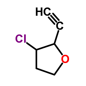 (6ci)-3-氯-2-乙炔四氢-呋喃结构式_98198-80-2结构式