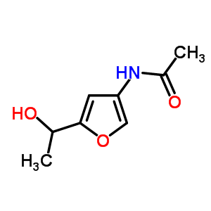 N-[5-(1-hydroxyethyl)-3-furyl]acetamide Structure,98593-71-6Structure